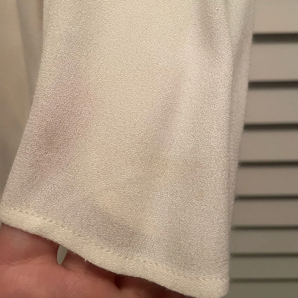 White Longsleeve Reformation Dress Size 8 - Picture 5 of 10